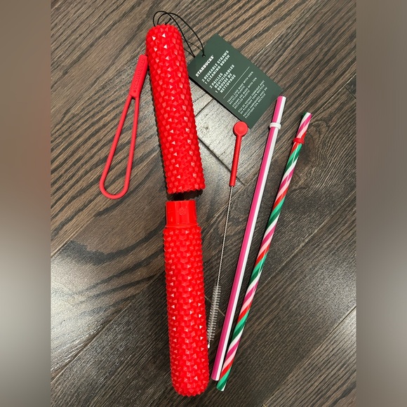 Starbucks reusable straw travel case NWT - Picture 1 of 2